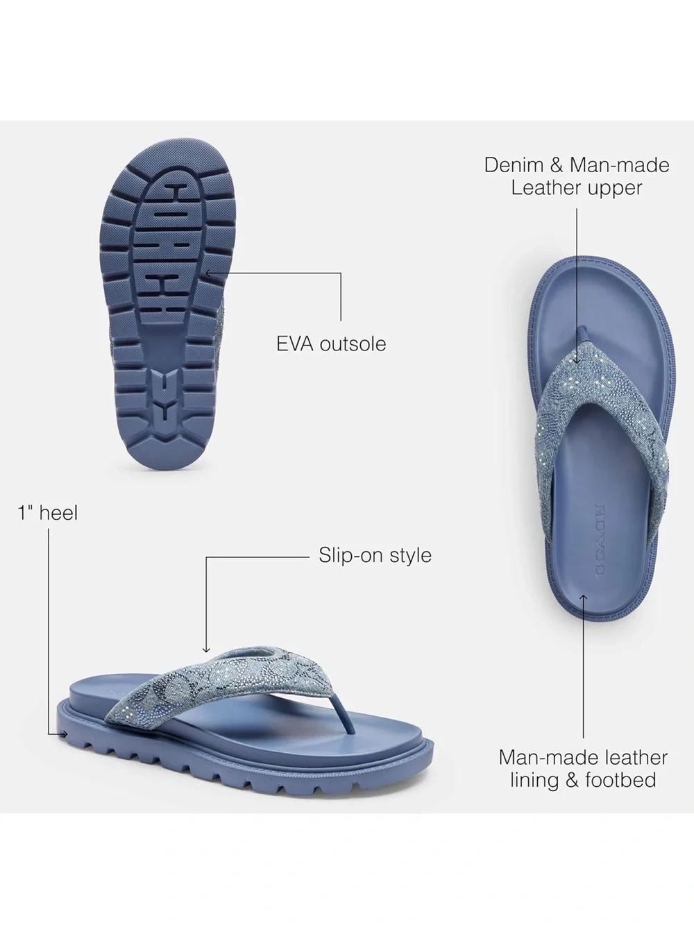 Coach Brynn Thong Sandals